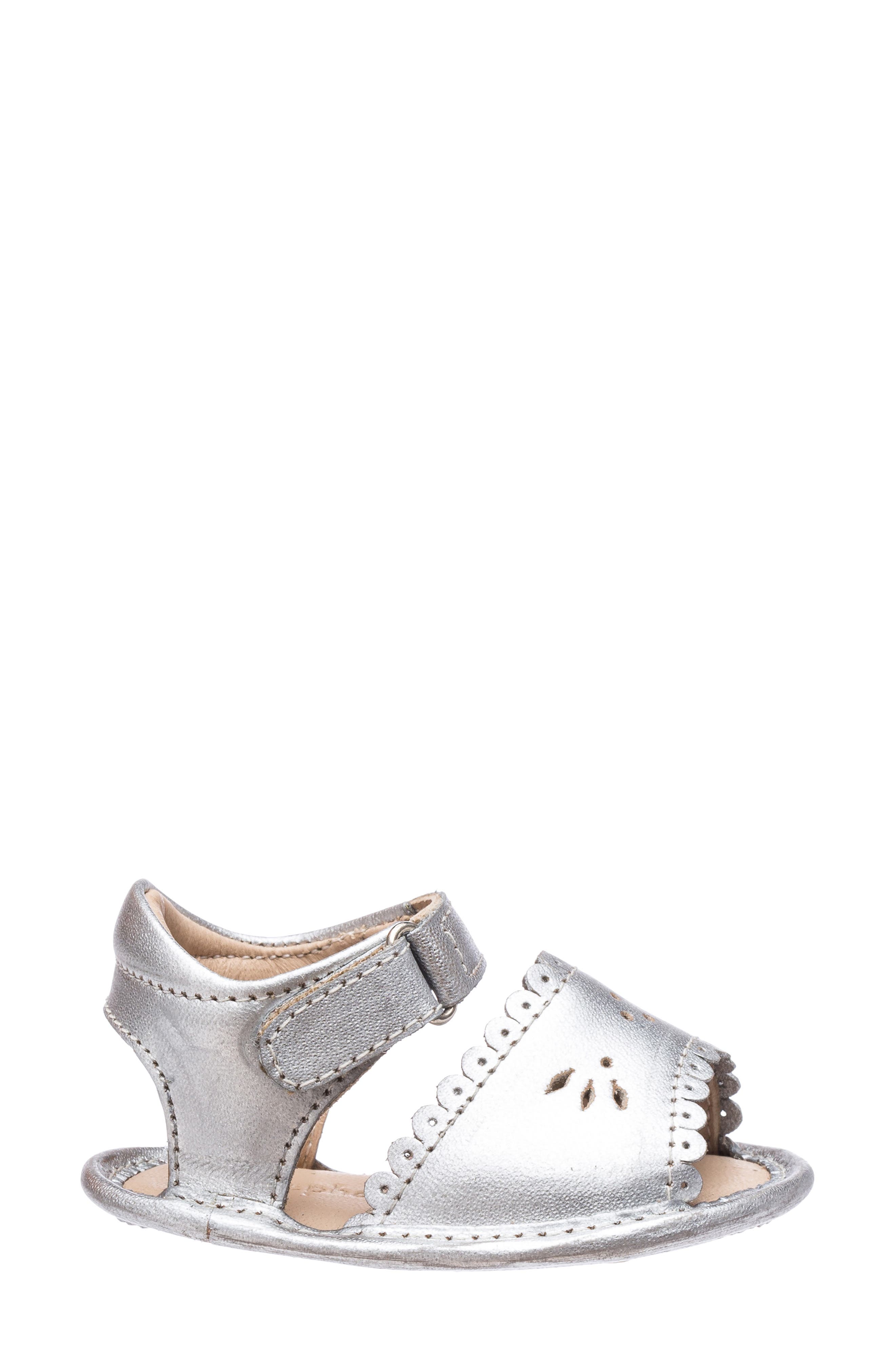 Elephantito Flower Crib Shoe Sandal, Alternate, color, 