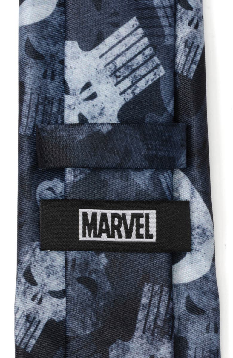 Cufflinks, Inc. x Marvel Punisher Tie, Alternate, color, Teal