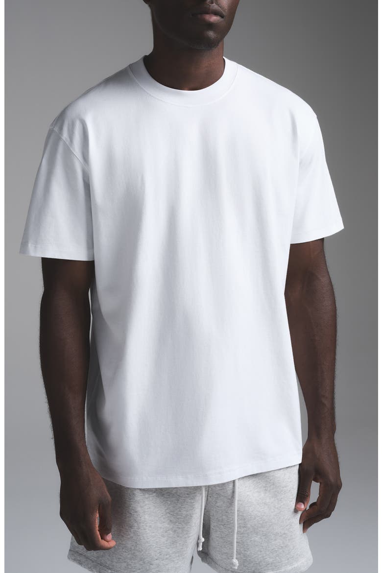 Relaxed Fit Heavyweight Cotton T-Shirt, Main, color, CHALK