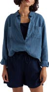 Seasalt Cornwall Hazel Branch Linen Button-Up Shirt
