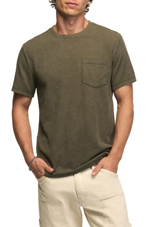 Textured Pocket T-Shirt
