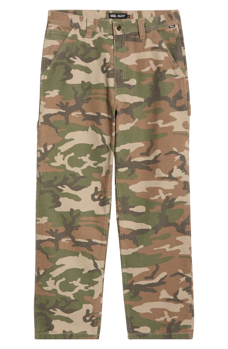 Vans Drill Chore Camo Print Cotton Pants, Alternate, color, Vintage Camo