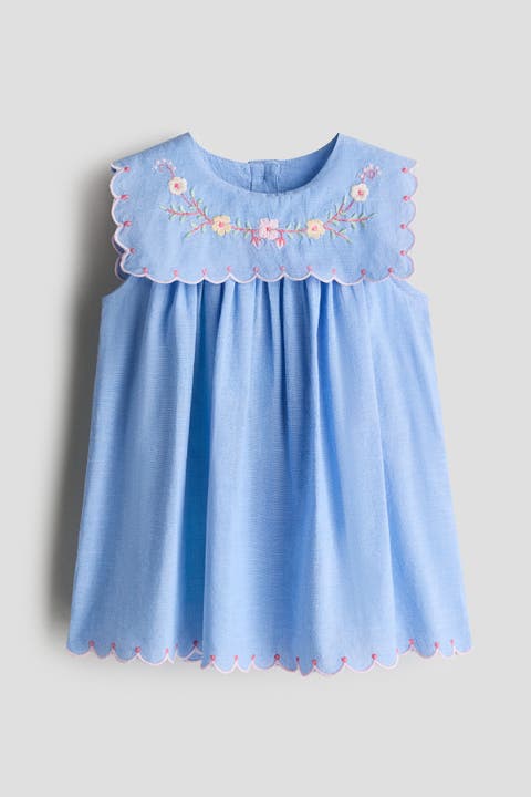 Embroidered Cotton Dress