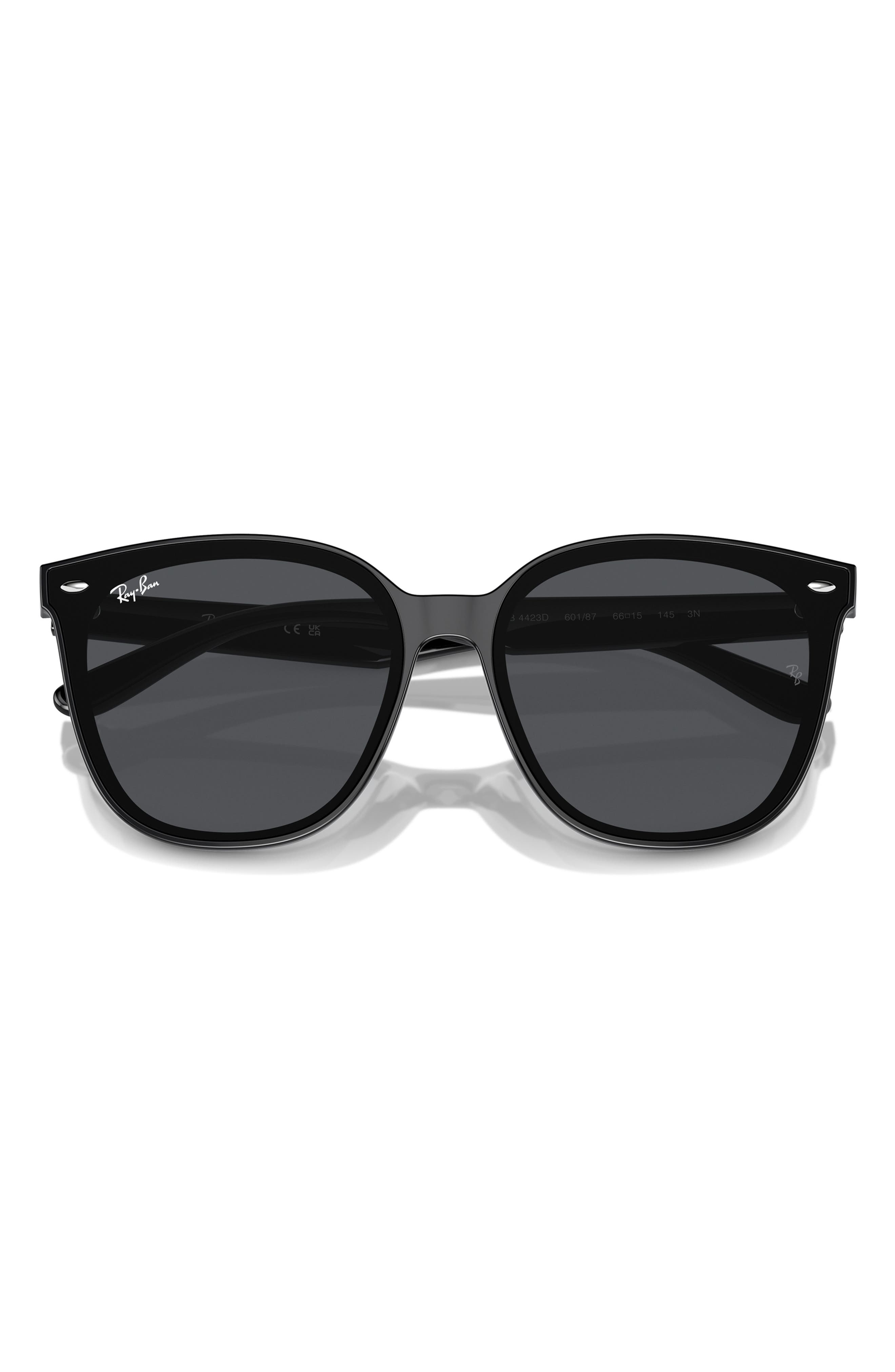 66mm Oversize Irregular Sunglasses