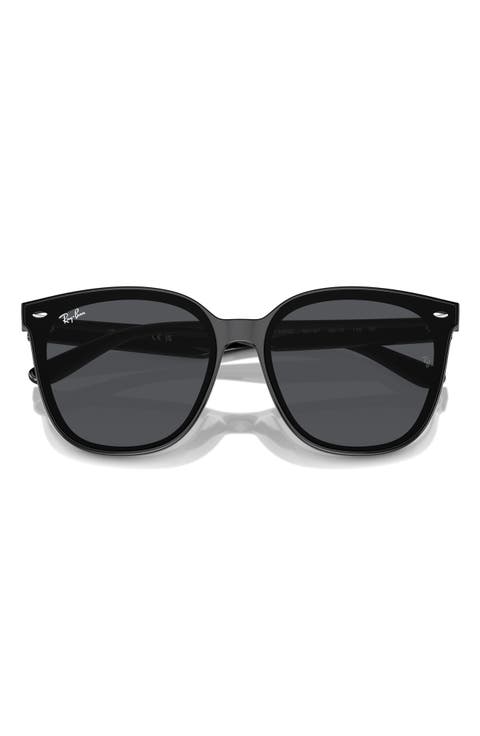66mm Oversize Irregular Sunglasses