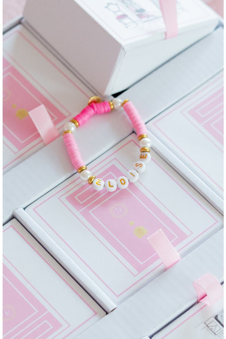 Eloise Beaded Bracelet Set, Alternate, color, Pink/Gold