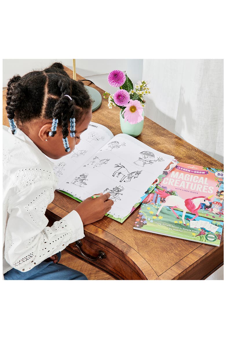 'Magical Creatures' Learn To Draw Activity Book, Alternate, color, MULTI
