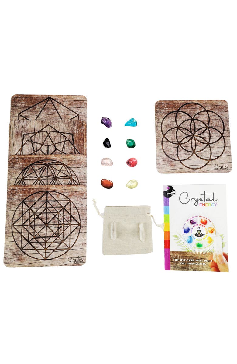 Gift Box Crystal Energy Kit Selfcare & Spiritual Balance, Alternate, color, Multicolored
