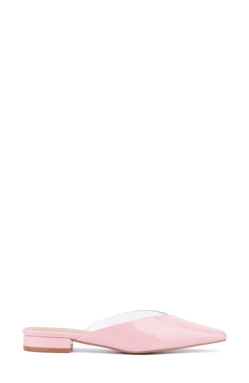Torgeis Jaina Pointed Toe Mule In Pink