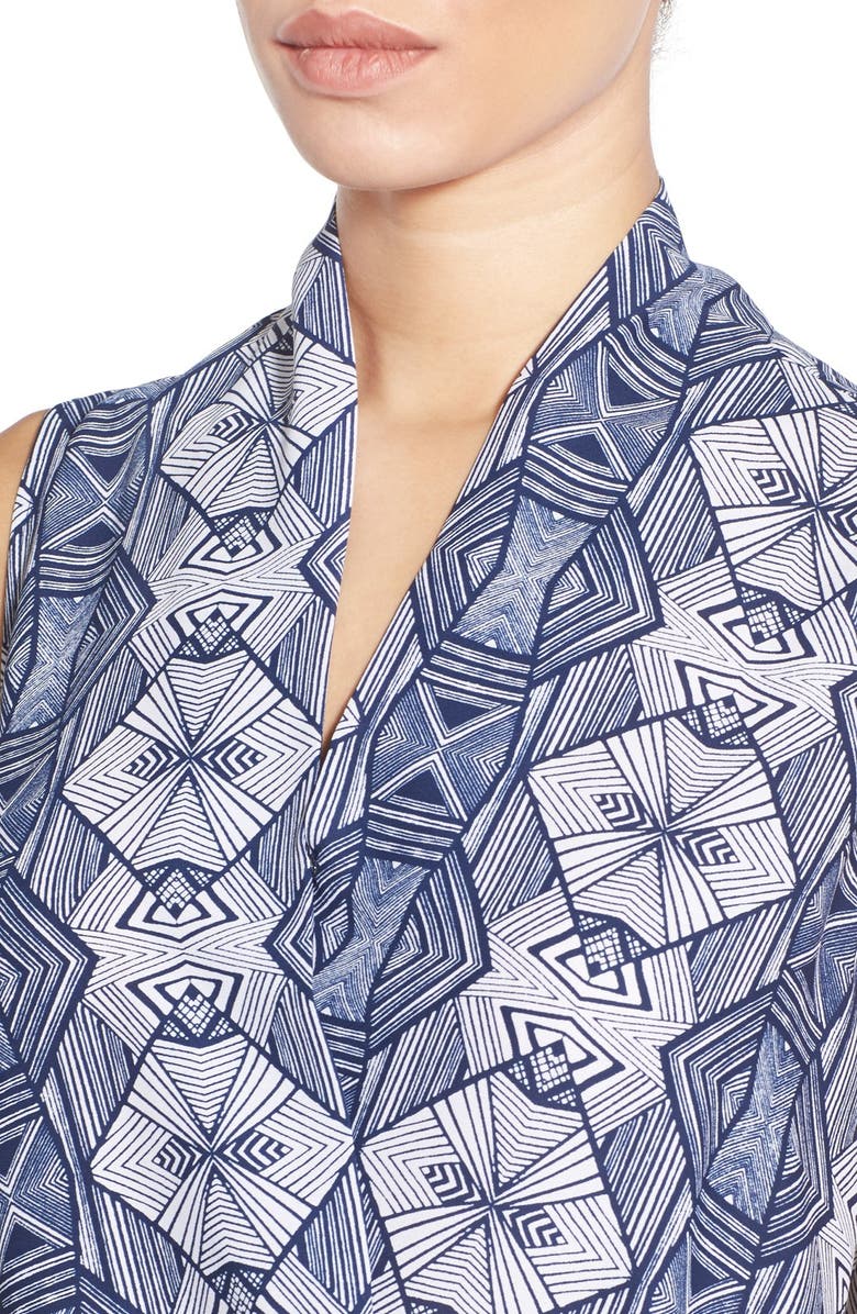 Pleione Sleeveless Faux Wrap Blouse, Alternate, color, 