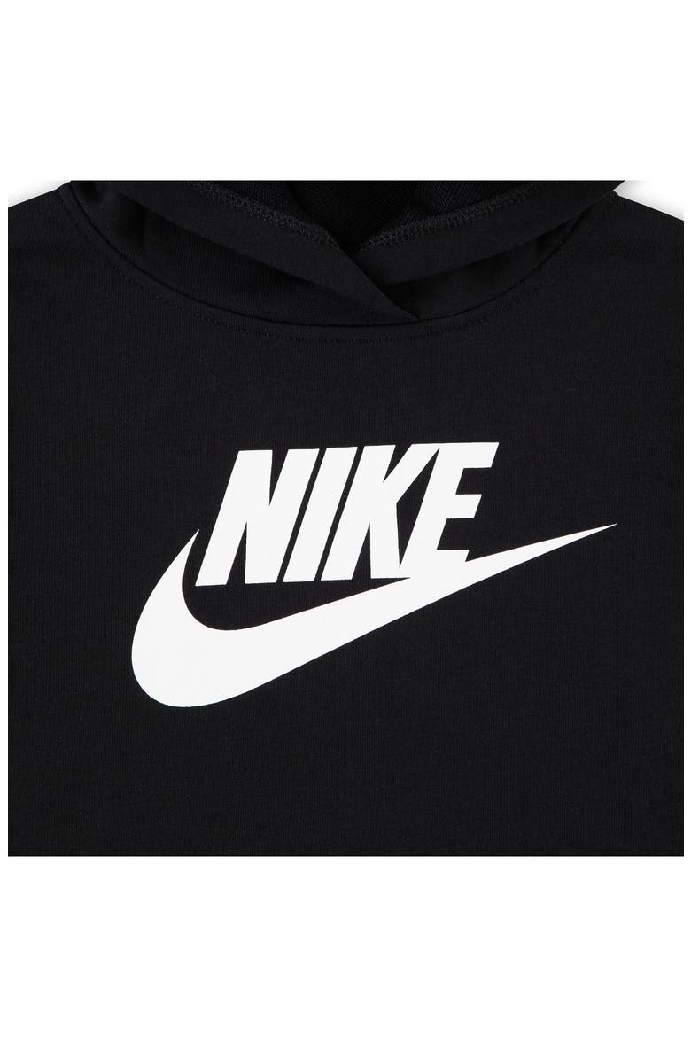 Kids' Sportswear Swoosh French Terry Hoodie, Alternate, color, BLACK