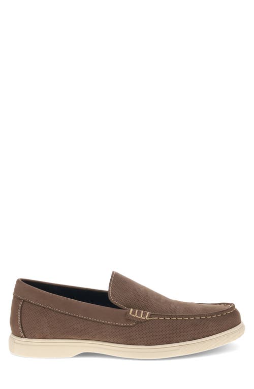 Dockers Mens Bancroft Genuine Leather Casual Slip On Loafer Shoe In Taupe