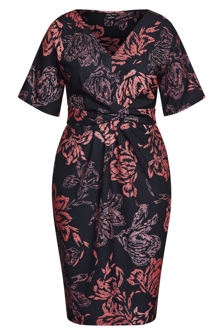 Etched Bloom Dress, Alternate, color, ETCHED BLOOM