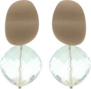 OLIVIA WELLES Arella Lucite Drop Earrings