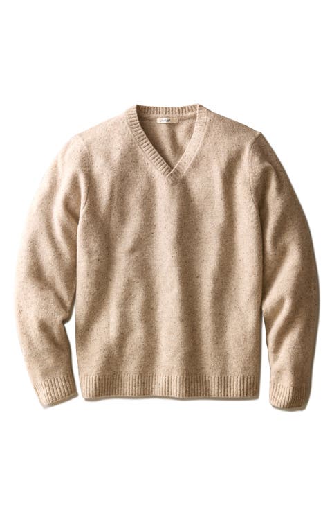 Neppy Merino Wool V-Neck Sweater
