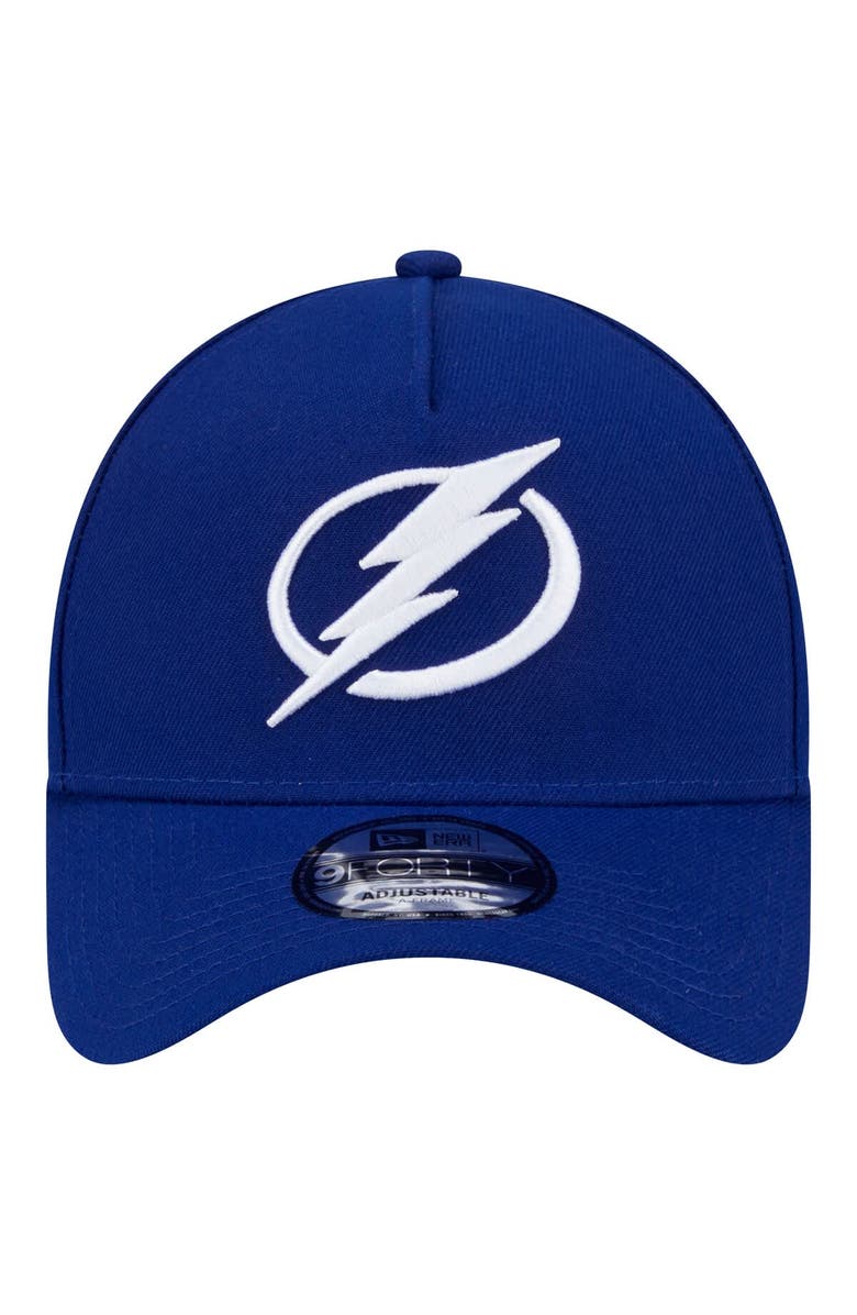 New Era Men's New Era  Blue Tampa Bay Lightning Core A-Frame 9FORTY Adjustable Hat, Alternate, color, Blue
