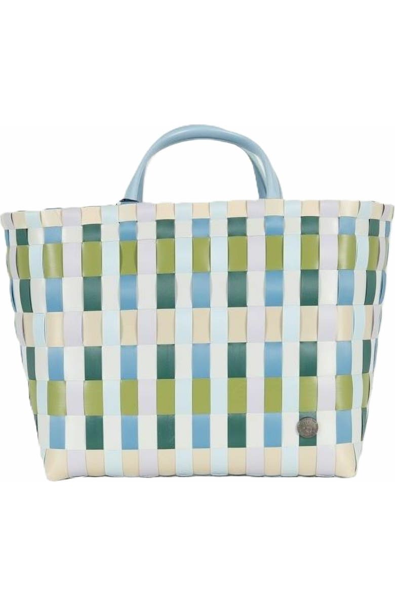 Handed By Multitone Recycled Plastic Shopper, Alternate, color, Guacamole Mix