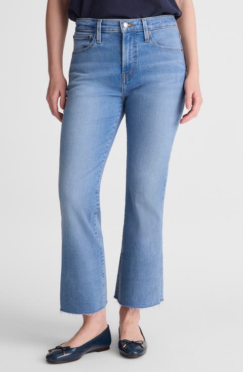 The Crop Flare Jeans (Coastal Blue)