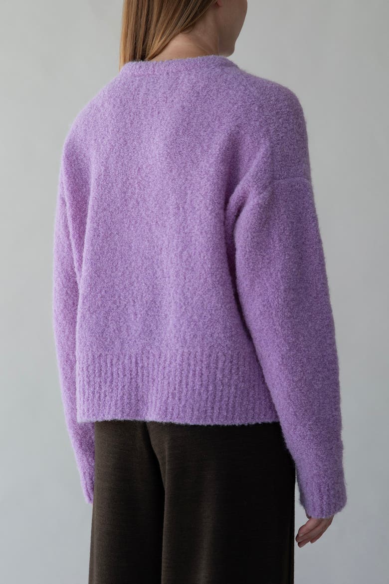 Belle Boucle Pullover, Alternate, color, IRIS