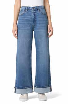 Hudson Jeans Jolene Wide Leg Cuff Jeans