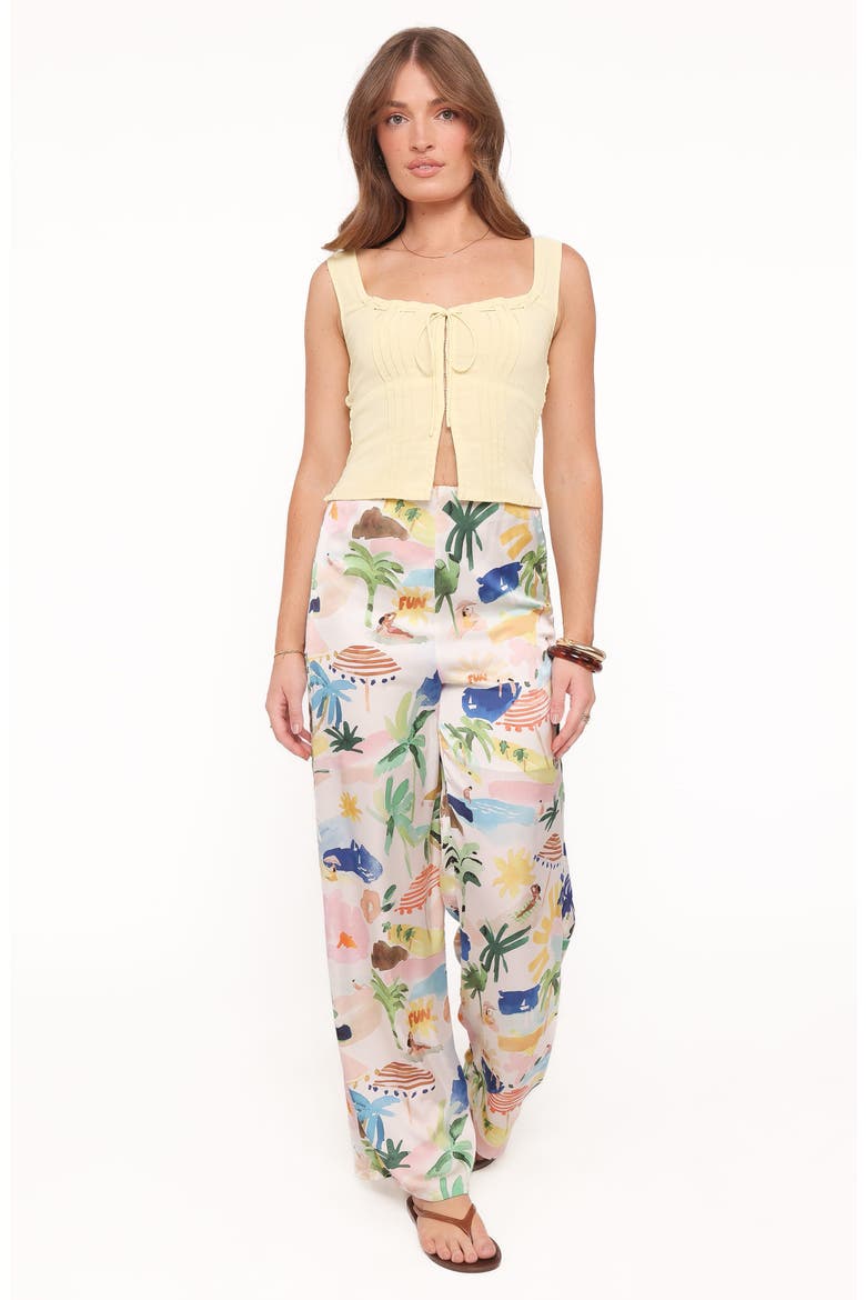 Alba Wide Leg Pants, Alternate, color, CREAM RESORT ISLE