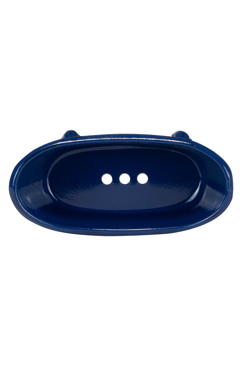 Enamel Bathtub Soap Dish, Alternate, color, Blue