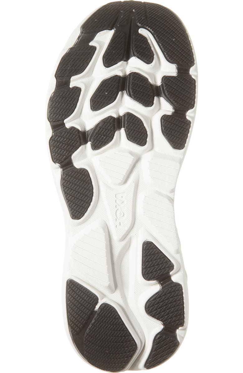 HOKA Kids' Clifton 10 Running Sneaker, Alternate, color, Black / White