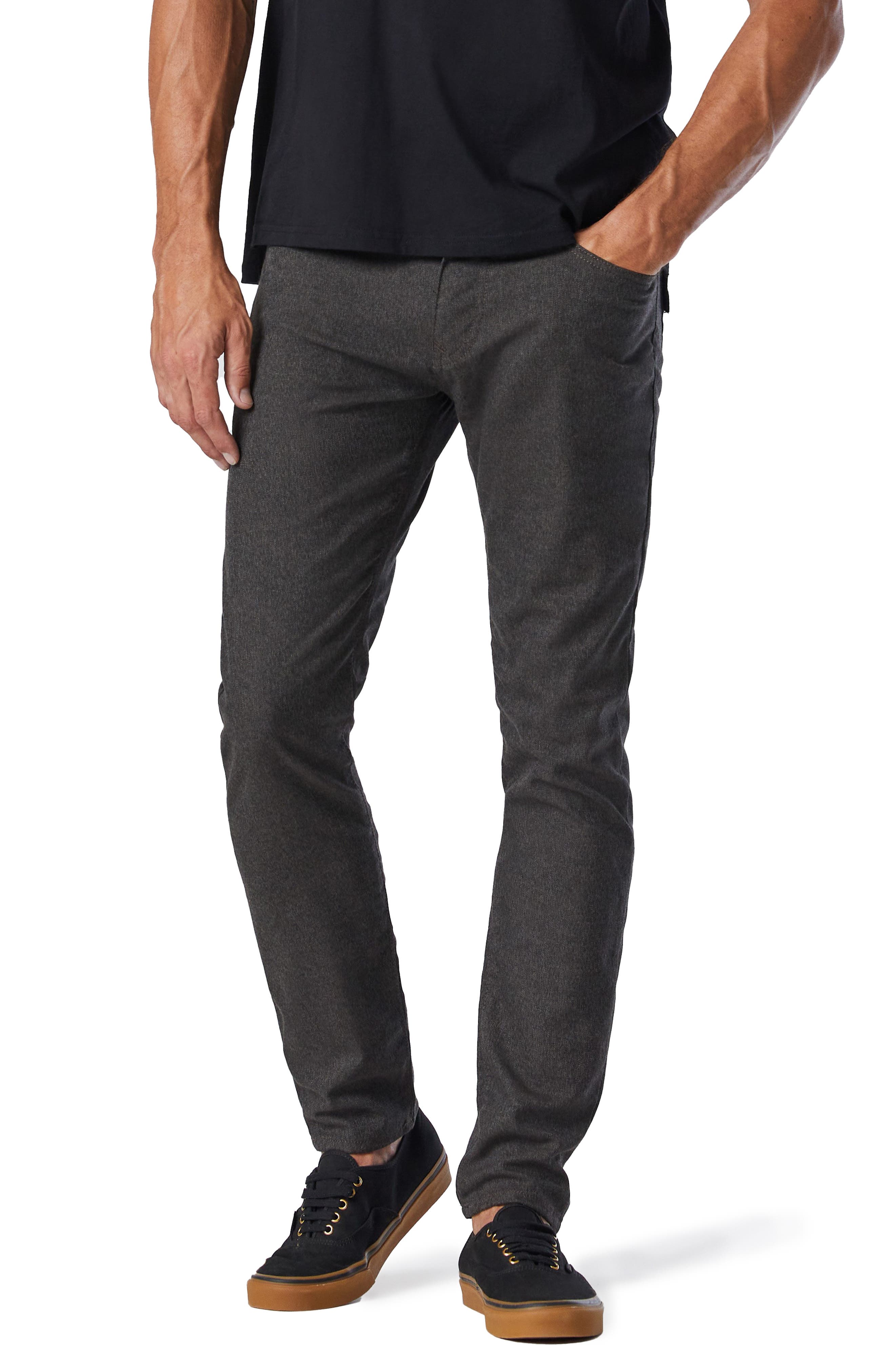 Marcus Slim Straight Leg Tweed Pants