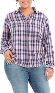 SLINK Jeans Plaid Western Shirt