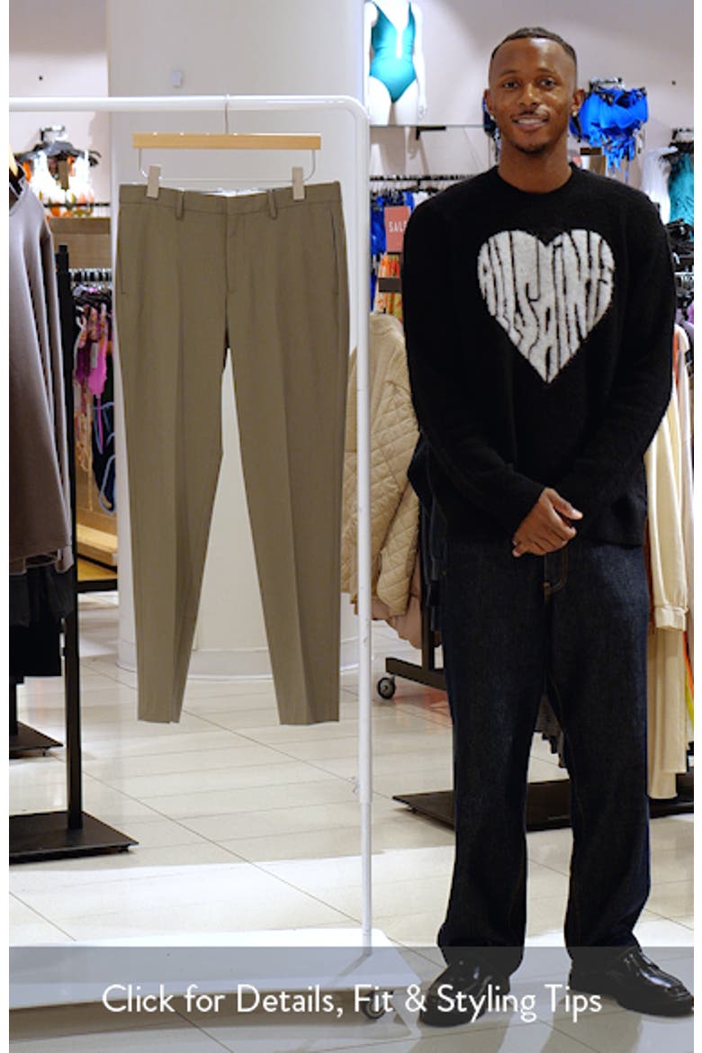 Super Slim Fit Stretch Suit Pants video
