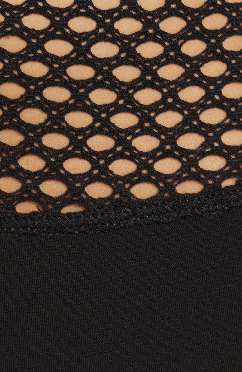 Robin Piccone Bo Crochet One-Piece Swimsuit, Alternate, color, 