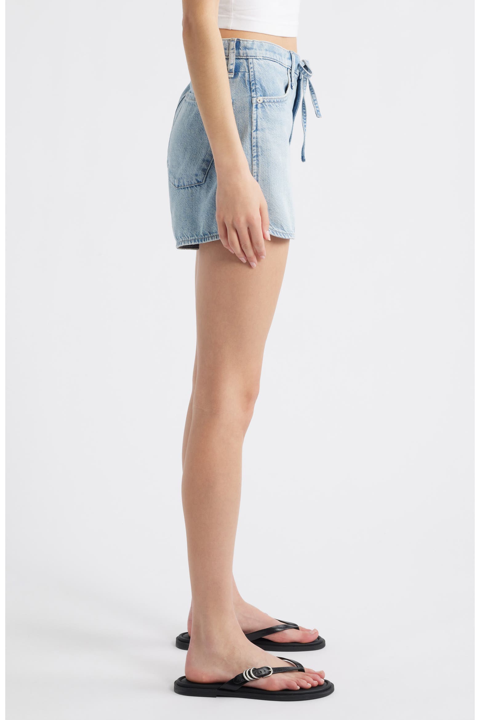 Rag Rug Making Frames rag & bone Nolan Drawstring Denim Shorts (Women) | Nordstromrack