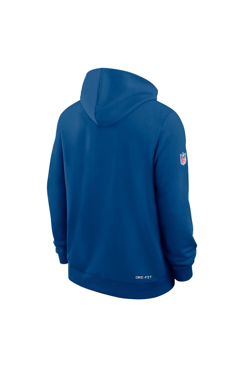 Men's Nike Royal Indianapolis Colts Sideline Standard Issue Top Prospect Dri-FIT Hoodie, Alternate, color, Royal