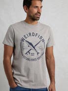 Weird Fish Hudson Front Print Branded T-Shirt