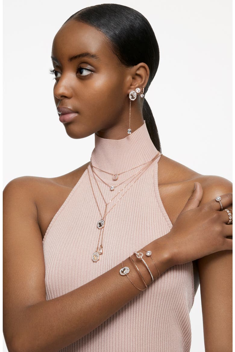 Una Ring, Alternate, color, WHITE/ROSE GOLD