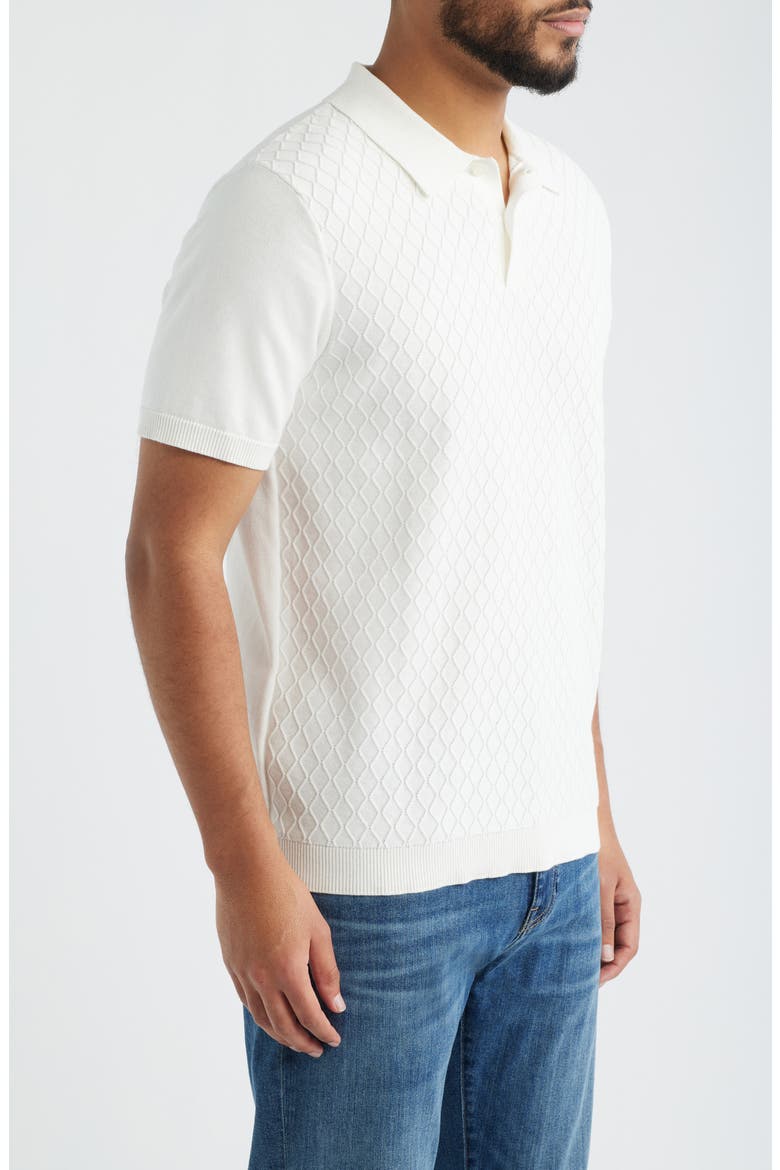 Diama Polo Sweater, Alternate, color, WHITE