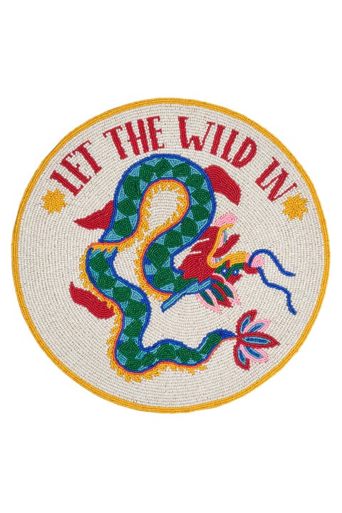 Dadri Beadded Placemat Wild 14 In