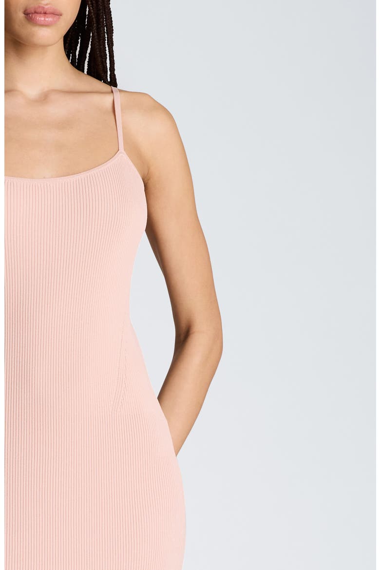 Ribbed Cami Sweater Dress, Alternate, color, ROSE
