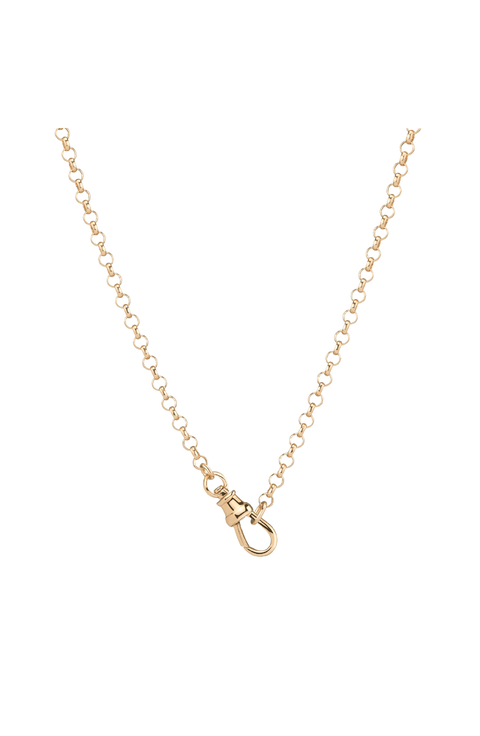 Gold Rolo Chain Necklace