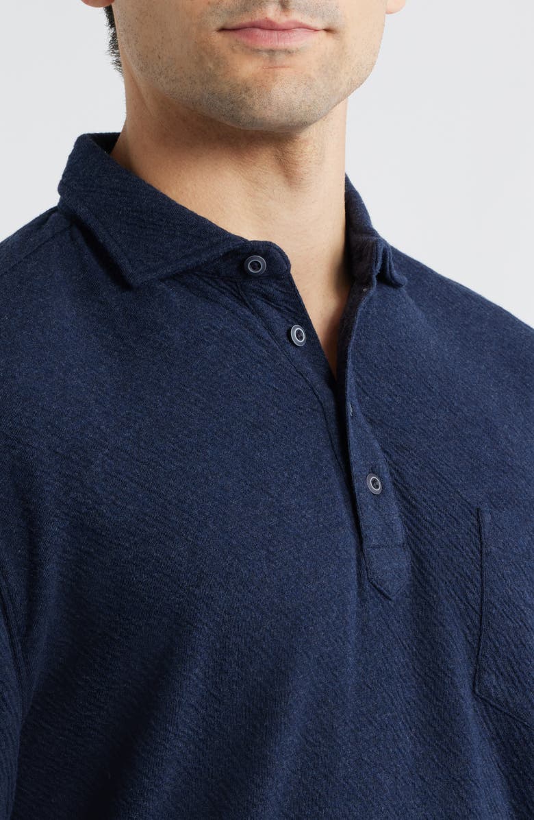 johnnie-O Alwin Long Sleeve Polo, Alternate, color, Navy