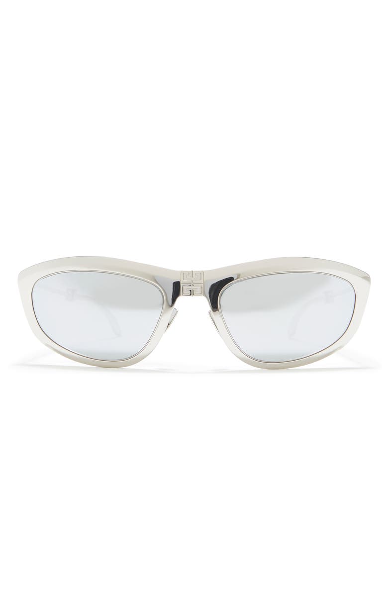 Givenchy 57mm Rectangle Sunglasses, Main, color, 