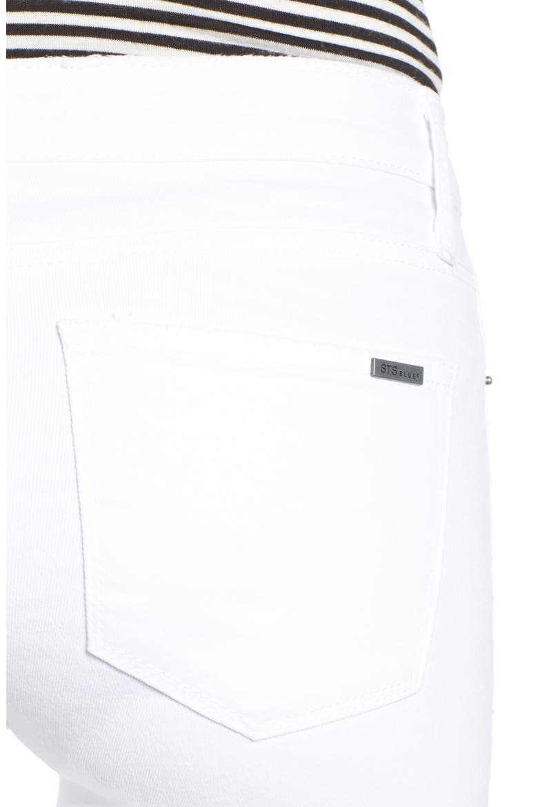 Emma Cutoff Hem Crop Jeggings, Alternate, color, OPTIC WHITE