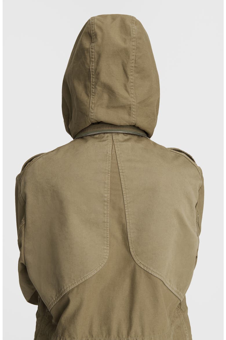 Women's Field M65 Hooded Jacket, Alternate, color, GRNMOSS