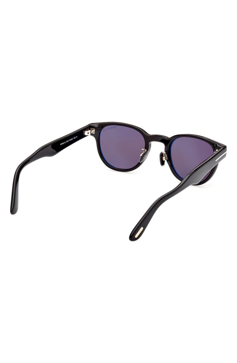 TOM FORD 47mm Round Sunglasses, Alternate, color, 