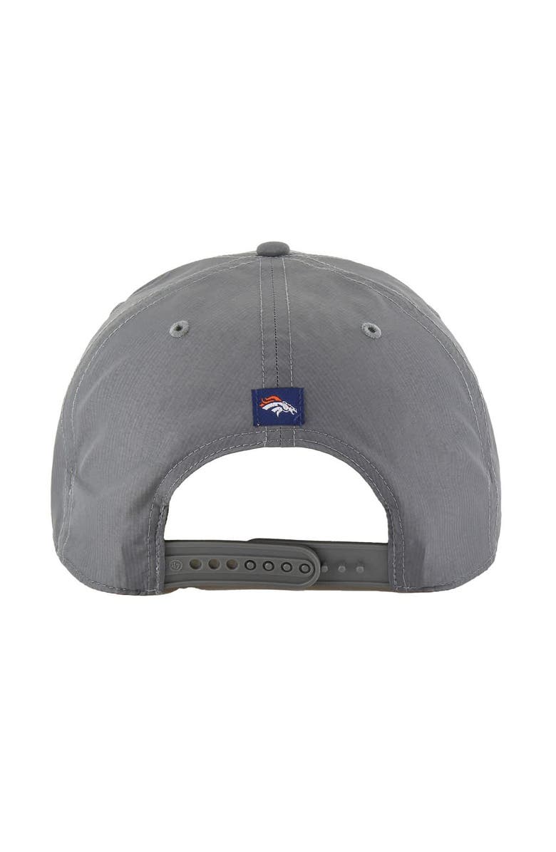 '47 Men's '47 Gray Denver Broncos Suburbia Hitch Adjustable Hat, Alternate, color,