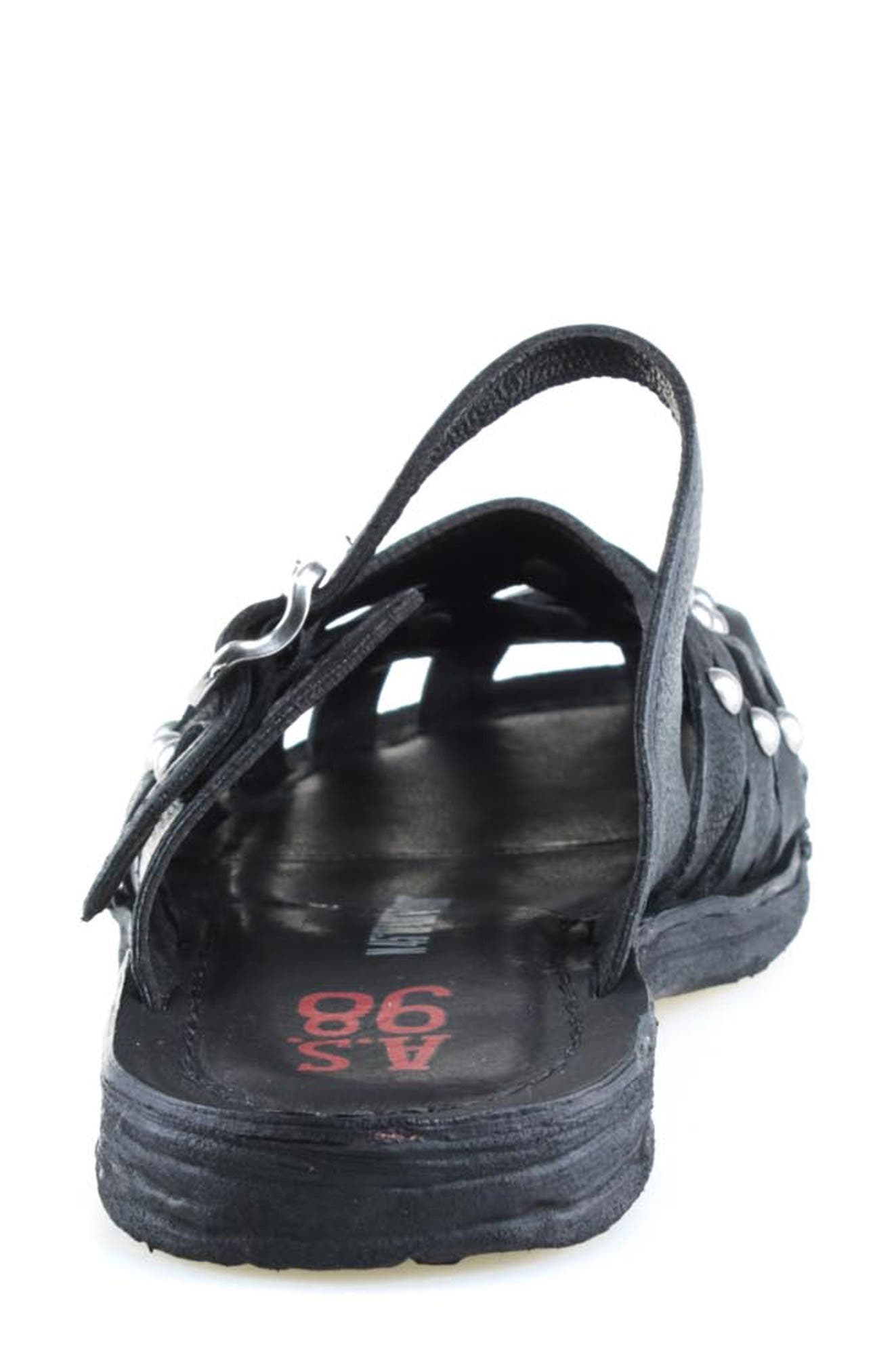 A.S.98 Ryatt Slide Sandal, Alternate, color, Black