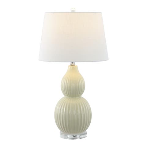 Thatcher 28.25" Contemporary Transitional Ceramic LED Table Lamp