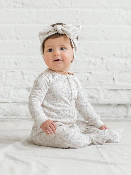 Colored Organics Organic Peyton Zipper Sleeper In Neutral