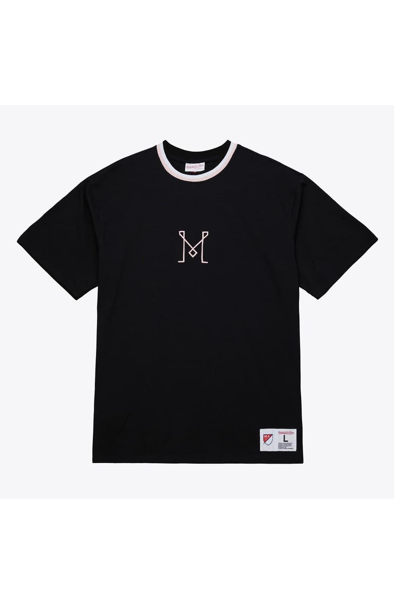Mitchell & Ness Black Inter Miami CF Playmaker T-Shirt, Alternate, color, Black