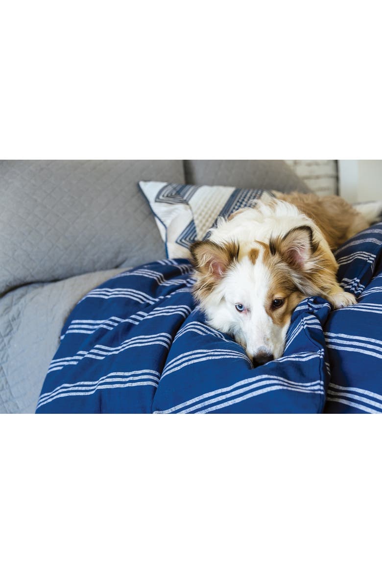 Perry Duvet Cover, Alternate, color, Blue
